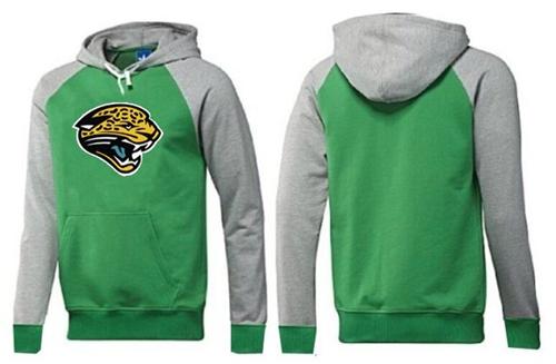 NFL Men's Nike Jacksonville Jaguars Logo Pullover Hoodie - Green/Grey